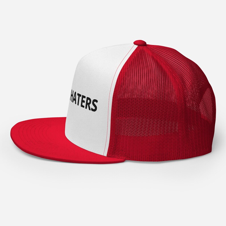 Custom Baseball Cap, Personalised, I Love Haters Trucker Hat, Baseball Hat for Men and Women, Adjustable Cap