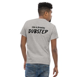 Mens Dubstep T-shirt, muziekliefhebber Tee, EDM-shirt, elektronisch dansshirt, Rave-kleding
