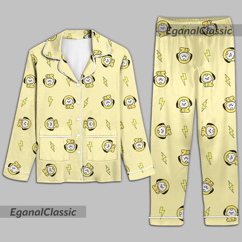 BTS Jimin Pajama Set Kpop Bangtan Christmas Pajamas Bt21 - Etsy Canada