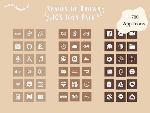 Line Icon Brown Color Icon Pack Brown