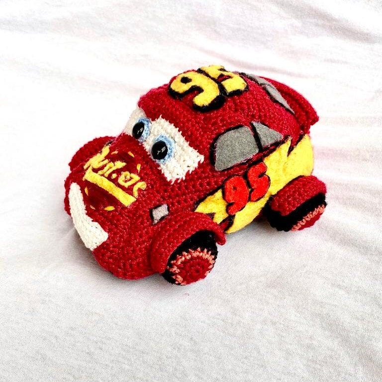 Moive Pixar The Cars Lightning McQueen Car Auto Plüsch Spielzeug Stofftier  Toy