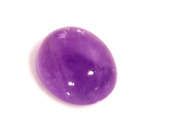 Superb Top Quality Natural Amethyst Oval Shape Cabochon Loose Gemstone For Making Jewelry 5.70 Ct 12X10X6 MM AL-680