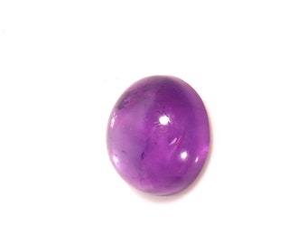 Supreme Top Quality Natural Amethyst Round Shape Cabochon Loose Gemstone For Making Jewelry 11.00 Ct 15X7 MM AL-682
