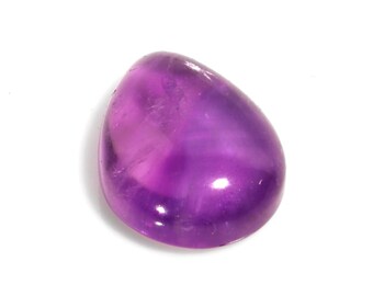 Awesome Top Quality Natural Amethyst Pear Shape Cabochon Loose Gemstone For Making Jewelry 7.25 Ct 16X12X5 MM AL-687