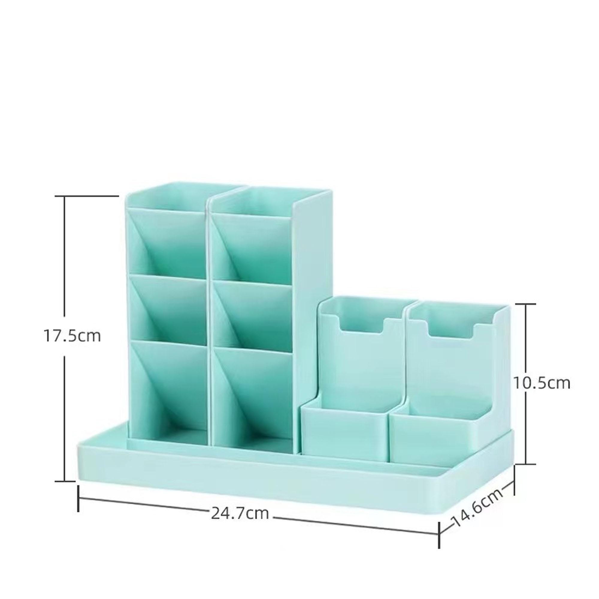 Desktop Storage Box With Multi-compartments Storage, Desktop Office ...