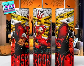 3D inflated Halloween Season Tumbler Wrap | cartoon Halloween Tumbler wrap | Halloween Tumbler Wrap | 3D Halloween Digital png | 300 Dpi