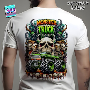 Monster Trucks Shirt Png, Monster Rider Sublimation Png, Monster Truck Png, Monster Truck Jam Digital Design, Png Datei 300Dpi Digital