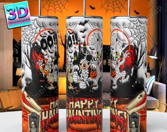 3D inflated Halloween Season Tumbler Wrap | cartoon Halloween Tumbler wrap | Halloween Tumbler Wrap | 3D Halloween Digital png | 300 Dpi
