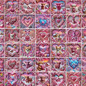 100 Valentinstag Tumbler Wrap Design 2025, Valentinstag Tumbler wrap Bündel | Valentinstag Herz Tumbler Wrap Bundle | Valentinstag 20oz 300 Dpi