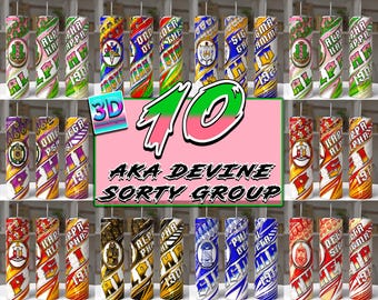 10 Sor Aka Tumbler Wrap png, Sororty Fratrnty Tumbler Design, Sorority Fraternty Tumbler Wrap | sorority Frat group Tumbler Digital |300 Dpi