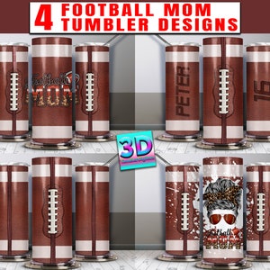 4 Football Mom Tumbler Wrap | Fußball Mom Becher wrap Design | Fußball Mom Tumbler Wrap | Fußball Becher Digital | 20oz 300Dpi