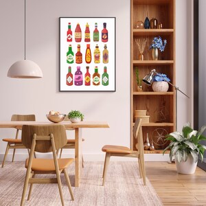 Food Kitchen Herbs Spices Indian TREBLE TOILE murale ART Photo Print