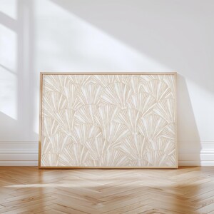 Beige Seashell Wall Art Coastal Cowgirl Printable Art Sof tones Granddaughter Aesthetic, Beach House Decor Nursery Wall Art Above Bed Print