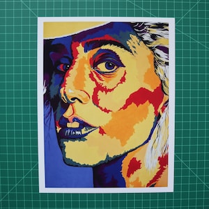Art Print I Lady Gaga - Acrylic Painting by Charles Doan
