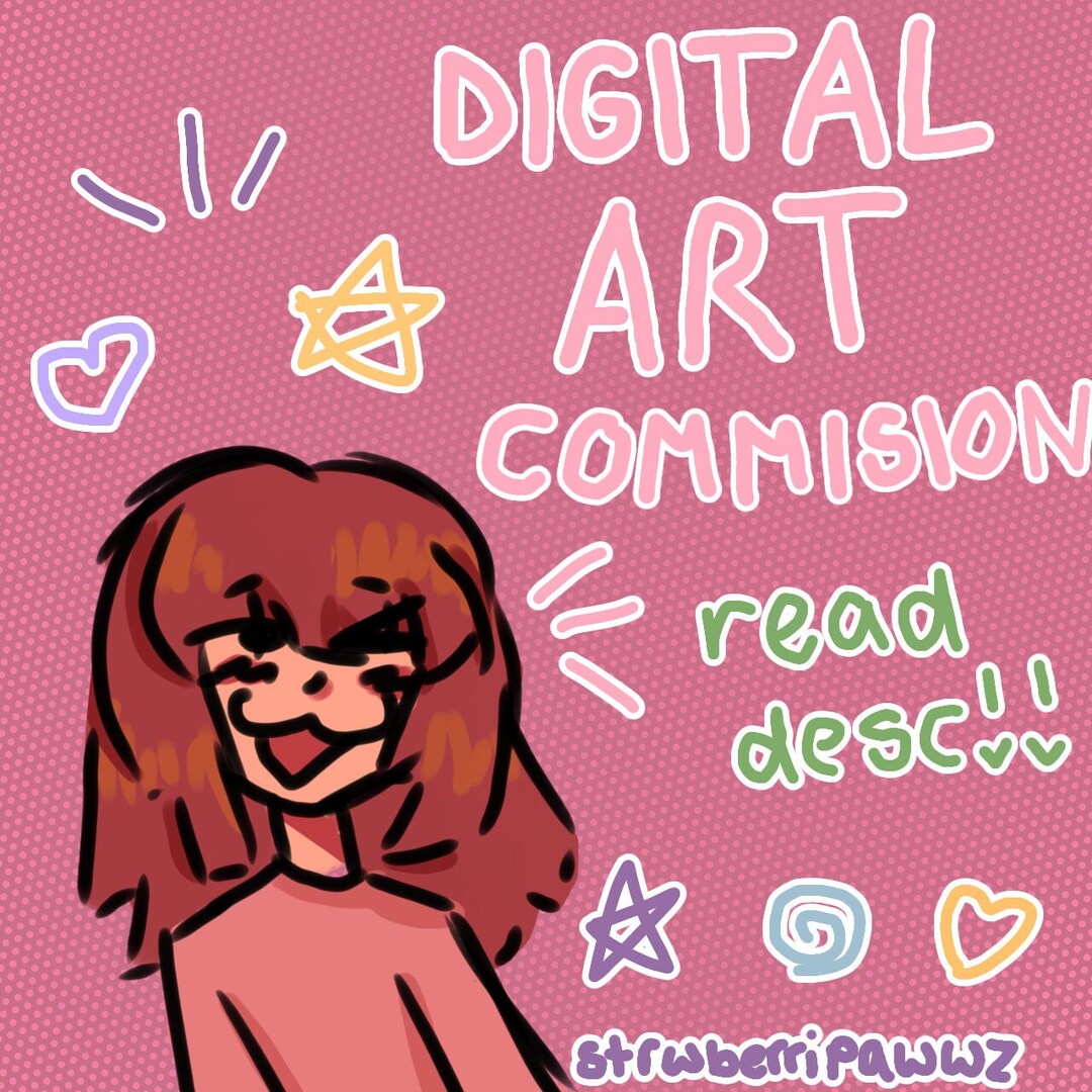 Digital Art Commissions Etsy UK