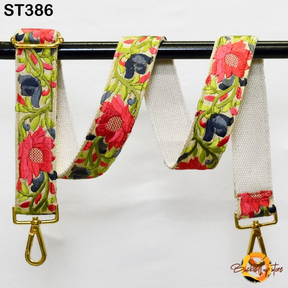 Detachable Crossbody Strap for Purses Bags Embroidery  display picture 2