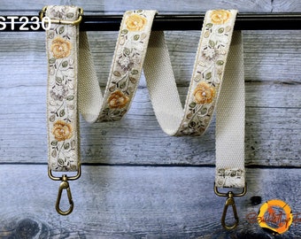 Embroidered Purse Strap Crossbody Strap for Purses Gift for Daughter Handbag Boho Bag Strap Floral Embroidery Replacement Boho Guitar Strap