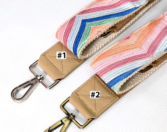 Bolso de mano de cuero de repuesto, estilo bohemio, bandolera con bordado, correa ajustable para cámara, bandolera, monederos, color topo pálido, regalo para amigos