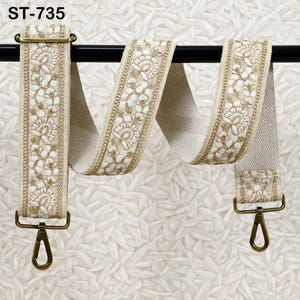 Embroidery Replacement Strap Purse Strap Crossbody Strap for Purses Embroidered Bags Strap Boho Guitar Strap Handbag Strap gift for Mother