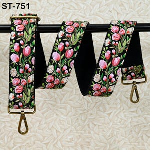 Embroidery Replacement Messenger Bag Strap Purse Strap Crossbody Strap for Purses Embroidered Strap Boho Guitar Camera Strap Gift for Mother