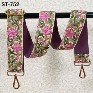 Correa de repuesto bordada para bolso de mensajero, bolso bandolera, bolso bandolera, correa bordada, guitarra bohemia, correa para cámara, regalo para mamá