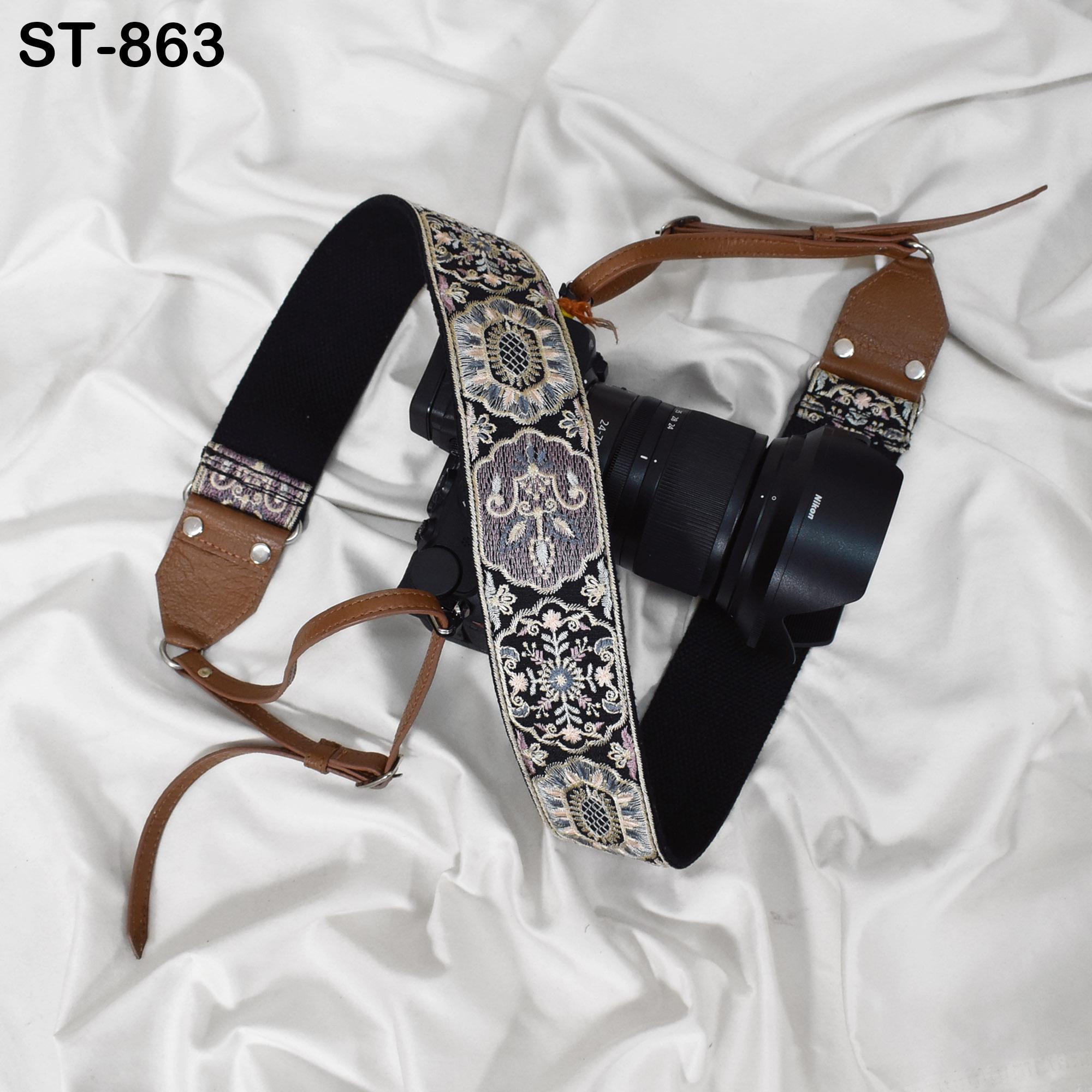 Photographer Leather Strap Sling Camera Strap Embroidery Dslr Camera…