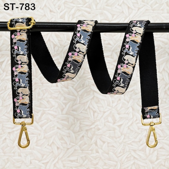Embroidered Replacement Purse Strap Crossbody Strap for  display picture 3