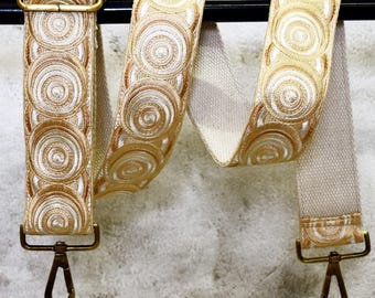 Alça de bolsa bordada, alça transversal para bolsas, alça de bolsa boho, alça de substituição bordada, alça de guitarra boho, alça de bolsa de mão, presente para mãe