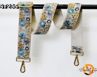 Camera Strap Detachable Crossbody Strap for Purses Embroidered Boho Handbag Messenger Bag Strap Replacement Strap Guitar Strap Gift for her