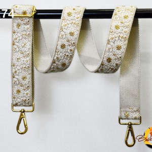 Crossbody Straps Replacement Shoulder Tote Bags Strap for Purses Gift for Mother Embroidered Boho Guitar Strap Handbag Messenger Bag Strap