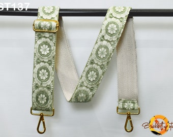 Bestickter Schultergurt, Crossbody-Beutel, Schultergurt, Schultergurt, Handtasche, Stickerei, Geschenkanhänger