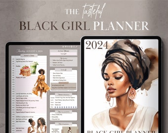 BLACK GIRL Planner | 2024 Digital Planner | Black Girl Life Planner | GoodNotes Planner | Daily Planner  | Weekly  Planner | Monthly Planner