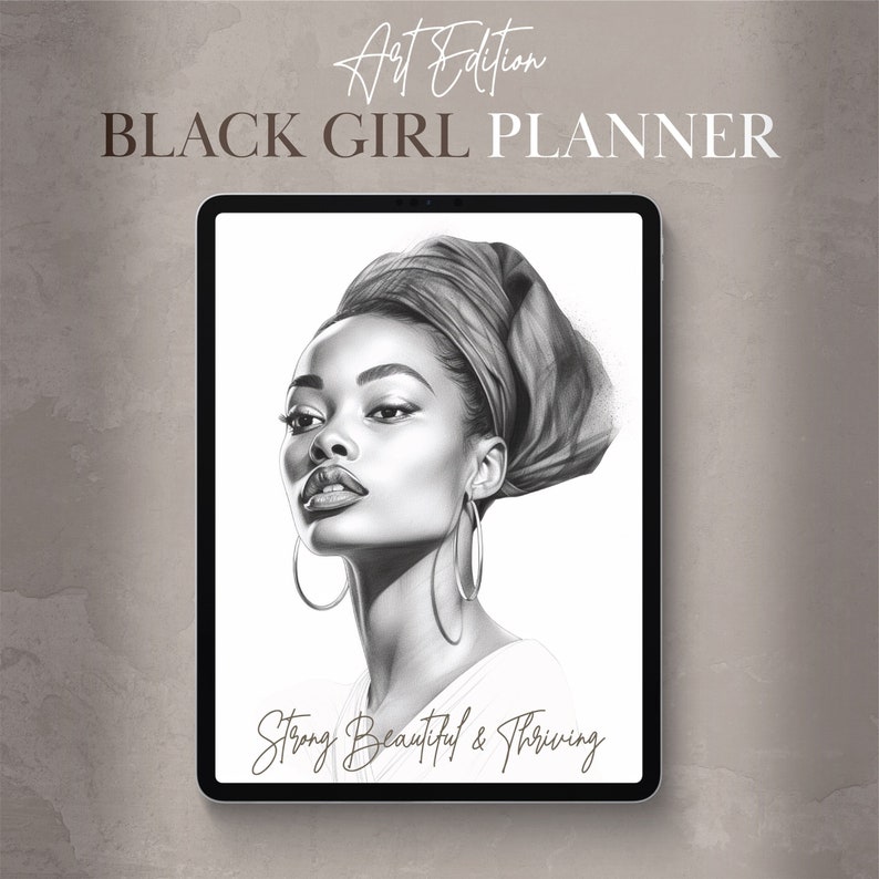 2024 Digital Planner BLACK GIRL Planner Black Girl Life Planner Self