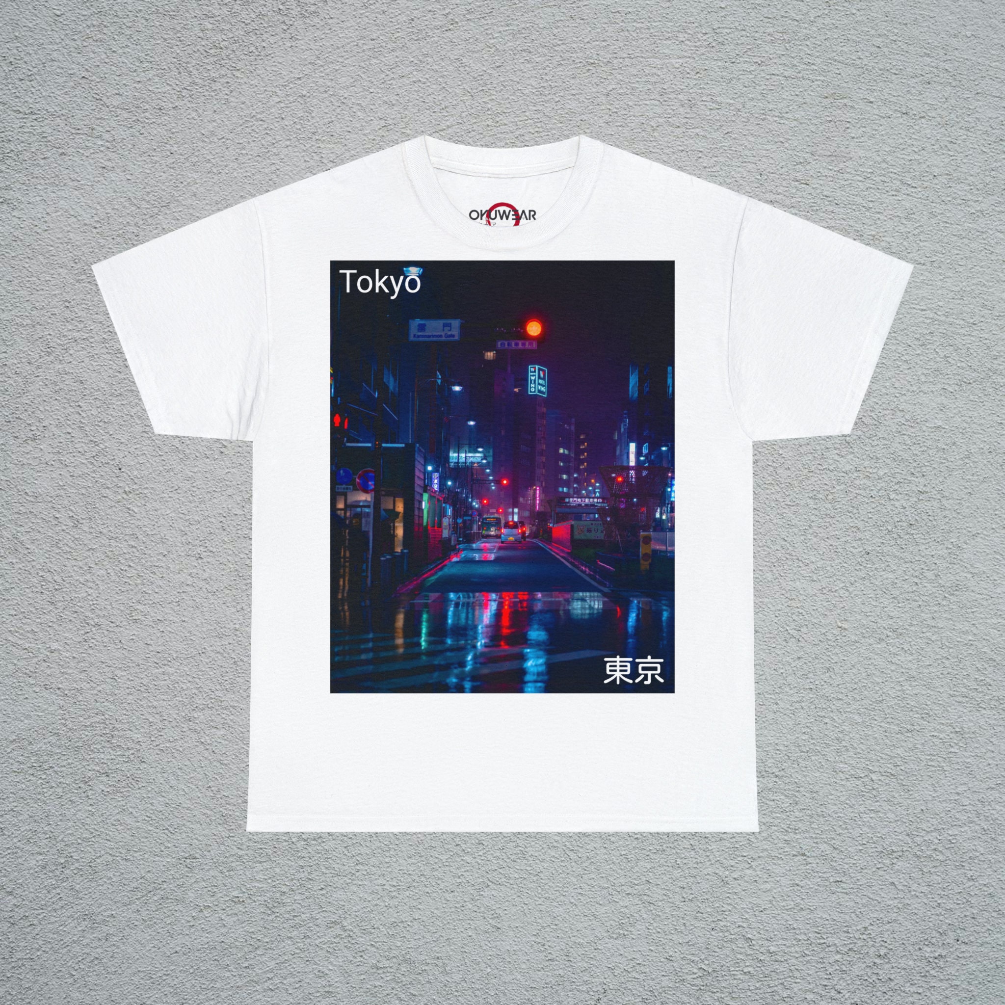 Japanese Cyberpunk Tokyo Streetwear Aesthetic Graphic Tee