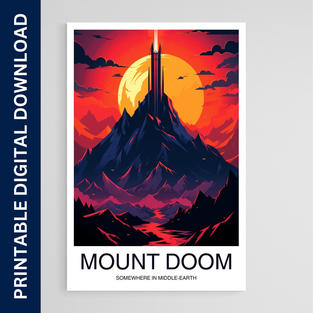 滅びの山/Mount Doom ポスター foil 滅びの山/Mount Doom ポスター foil FOIL] 滅びの山/Mount Doom