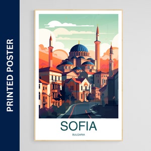 Sofia Travel Print Home Décor Balkan Nation St Alexander Nevsky Cathedral Room Print For Sofia Landmark Gift Art, Printable Digital Download