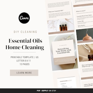Essential Oils Cleaning Recipes Ebook