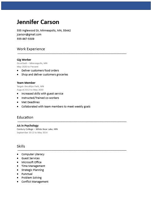 Resume Template