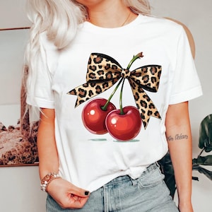 Cherry Coquette Png, Valentine Coquette Png, Valentines Png, Cherry Bow Png, Valentines Bow Png, Love You Cherry Much Png, Cheetah Bow Png