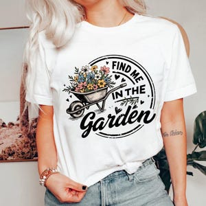 Find me in the garden svg, Garden svg, The gardener svg, The plant lover svg, plants svg, Funny gardening svg, Plant lover