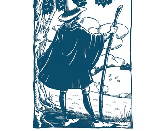 The Scholar-Gipsy Print: Matthäus Arnold Gedicht, Ungerahmt A4