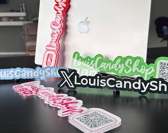 Acrylic Business Watermark | Physical Watermark | Business Tag | Acrylic Name Tag | Payment Sign | Business Watermark | Business Sign