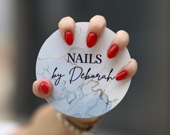 CUSTOM Acrylic Nailfie Disc | Personalised Nail Prop | Nail Tech | Nail Art | Nailfie