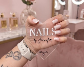 Personalized Nail Photography Prop – Custom Nail Salon Display