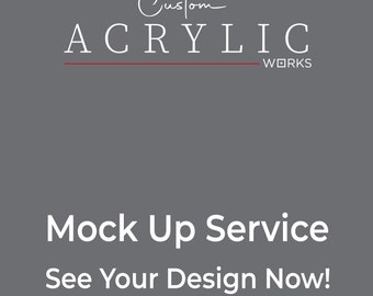 Mock-Up Service - NOT A PHYSICAL ITEM