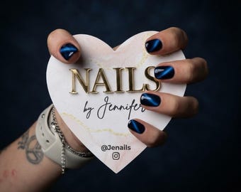 Personalized Nail Photography Prop – Custom Nail Salon Display, Nails Tech Prop