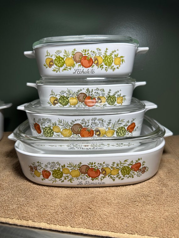 Rare Vintage Corningware Spice of Life Set - Etsy