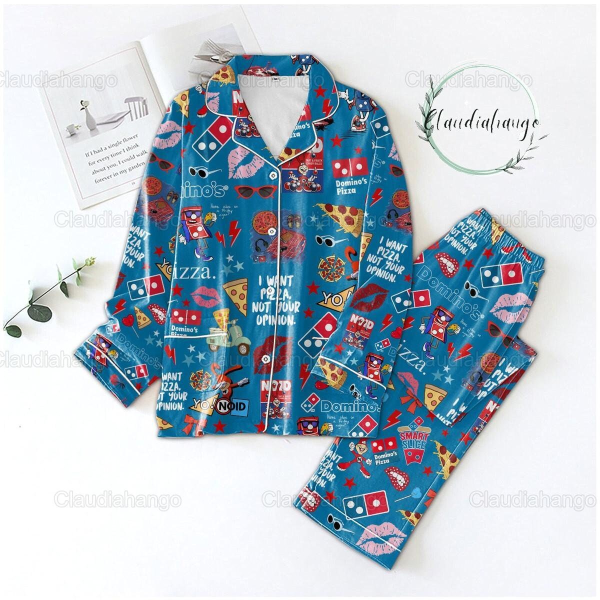 Domino Pizza Pajamas Set, Domino Pizza Pajamas Set