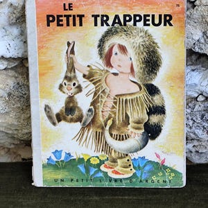 Das kleine Trapperbuch, ein kleines silbernes Buch, Editions des 2 coqs d&#39;or, 1959