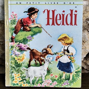 Ein kleines goldenes Buch Heidi nach Johanna Spyri Cocorico 1954